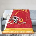 thumbnail image 3 of Kansas City Blanket Gifts for Men Women Youth Fans Lightweight Flannel Throw Blanket Classic Sport Team Color Blankets for Sofa Bedroom Living Room 60" X 50", 3 of 6