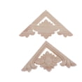 thumbnail image 3 of Apliques de madera tallada perfecl 4 Uds 6x6cm, 3 of 8