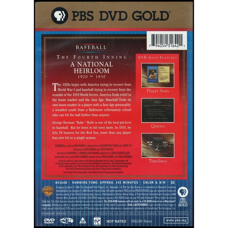 その他 Baseball: A Film By Ken Burns [DVD] Baseball: A Film By Ken Burns (DVD) - Walmart.com