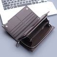 thumbnail image 5 of MIASHUI Fashion Men ID Long Wallet Zipper Purse Clutch Bag with Multiple Card Slots Solid Color Design for Stylish Convenience, 5 of 5