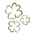 thumbnail image 2 of CafePress - Shamrock Outlines - Large Beach Towel, Soft 30"x60" Towel with Unique Design, 2 of 3