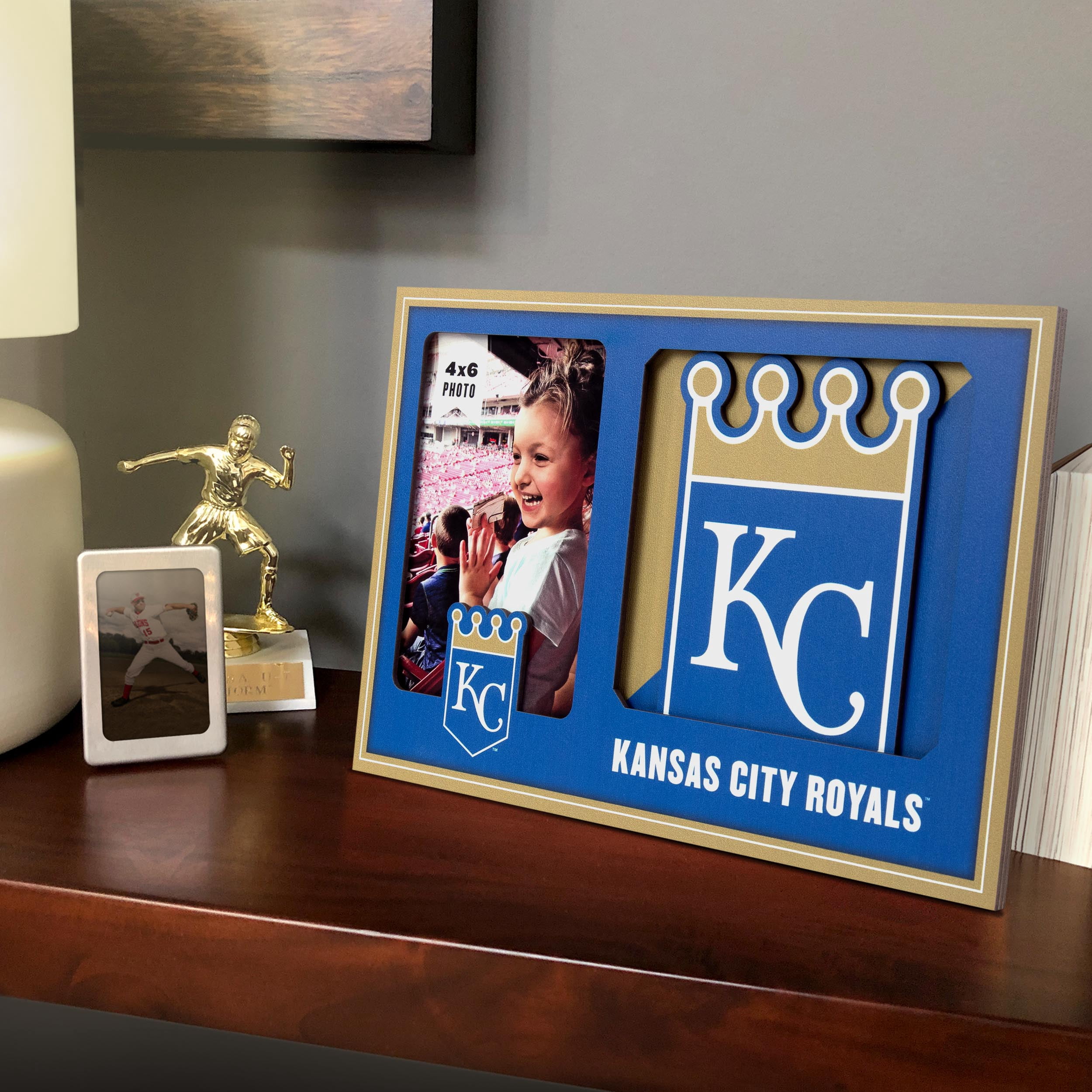 Kansas City Royals 3D Logo Picture Frame