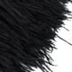 thumbnail image 3 of Flecos de plumas de avestruz auténticas de 10-15 cm (4-6 pulgadas), 1 metro (1 yarda/1 metro), teñidos, para costura, manualidades y bricolaje. Negro, 3 of 8