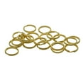 thumbnail image 2 of 20 Piezas de tón con Bordes Lvero Lvero Dividido Lves Cadena Titur Broches de Joyería Ganchos Bolsas Macarena Anillos de llavero de latón, 2 of 8