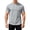 Light Gray, variant on Men's T Shirts Short Sleeve Crewneck Shirts Basic White Shirt Mens Workout Shirts