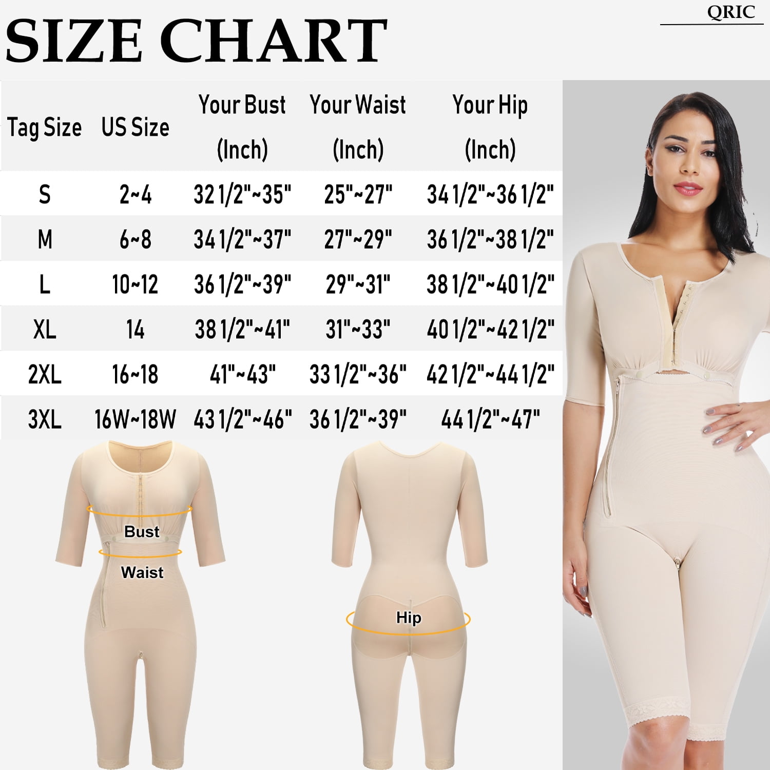 GHAKKE S-6XL Plus Size Fajas Colombianas Shapewear Women Tummy Control  Sculpting Bodysuit Camisole Open Crotch Body Shaper (Color : Skin Color,  Size 