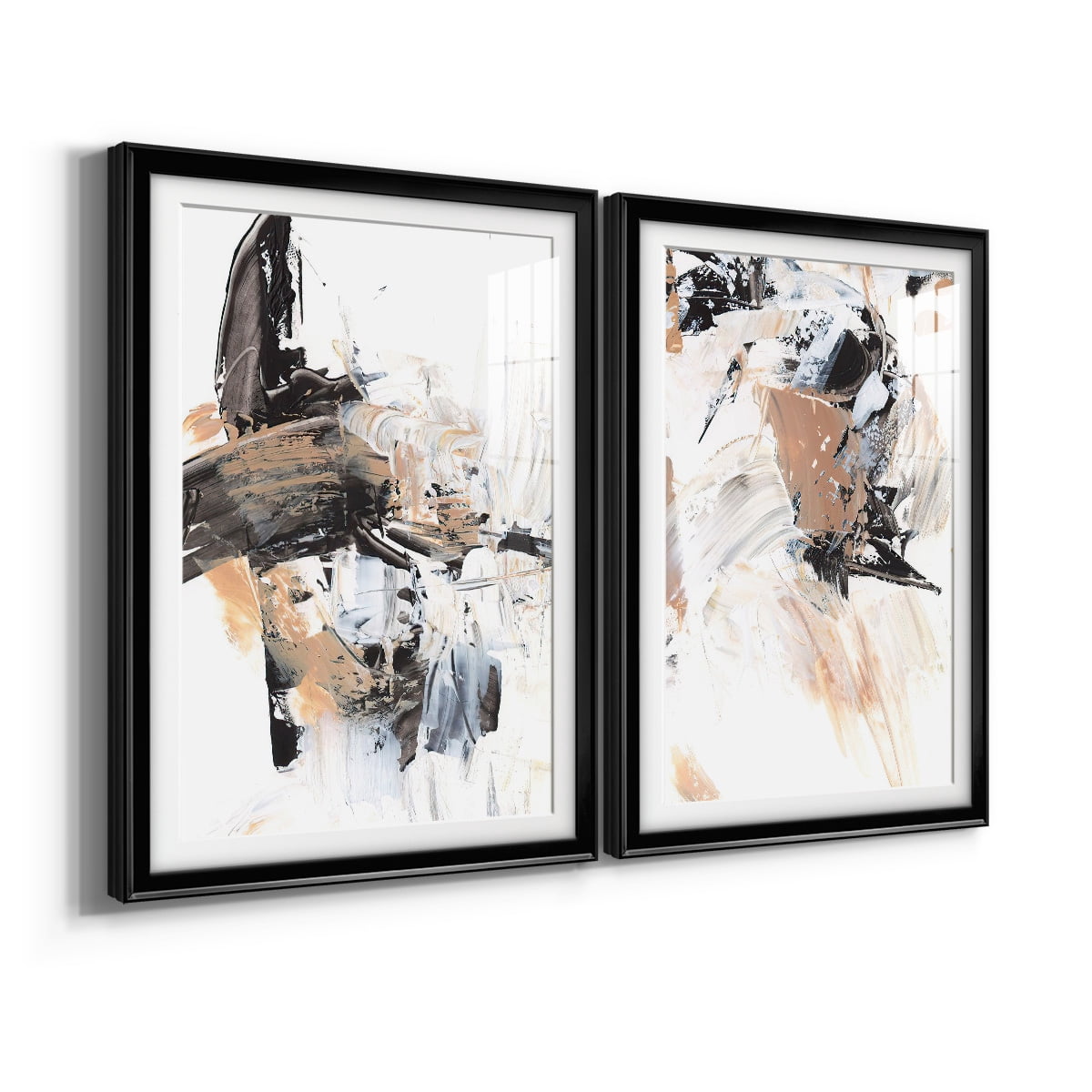 Wexford Home Ruckus I Premium Framed Print, 22.5" x 30.5" - Ready to Hang, Black (Set of 2)