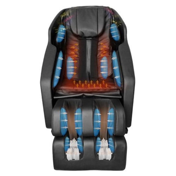 Sunheat Full Body Infrared Massage Chairs with Zero Gravity Recline and Bluetooth - Black