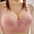 thumbnail image 3 of Wdfiry Plus Size Bras for Womens, Women Fashion Lace Bra Wire Free Underwear One-Piece Bra Everyday Underwear, 3 of 8