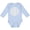 AE-Light Blue, variant on Inktastic Distressed Baseball in White Boys or Girls Long Sleeve Baby Bodysuit
