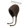 thumbnail image 2 of Toudaret Ladies Hat Auutmn Winter Beanie Warm Knit Hat Pile Cap Windproof Thick Ear Protection Tie Pullover Gorro Bonnet, 2 of 8