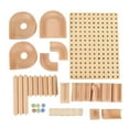 thumbnail image 2 of Wooden Marble Model Building Kit, Stable Structure Wooden Marble Assembly Model Building Kit  for Kids, 2 of 7