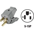 thumbnail image 4 of Leviton 3W101-0GY 2 Pole 3 Wire Grounding Plug  Gray, 4 of 4