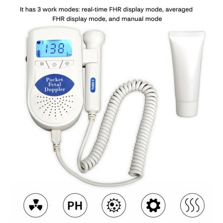 Portable Pocket Baby Fetal Heartbeat Pregnacy Doppler Fetal Heart Beat Monitor Sonoline B Fetal Doppler Heart Rate Meter