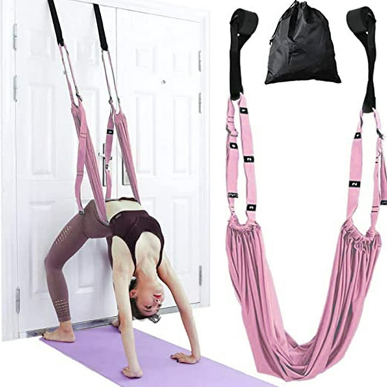Leg Stretcher Strap,Backbend Training Belt with Door Anchor, Flexibility  Trainer Stretching Equipment Assist Stretch Strap for Gymnastics Fitness
