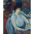 thumbnail image 3 of William Glackens 12x14 Black Modern Framed Museum Art Print Titled - Cafe Lafayette (Portrait of Kay Laurell) (1914), 3 of 5