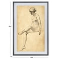 thumbnail image 3 of SAFAVIEH Easy Elegance 24 in. x 36 in. Framed Wall Art, Antique Ivory/Black, 3 of 6