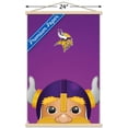 thumbnail image 3 of NFL Minnesota Vikings - S. Preston Mascot Victor 20 Wall Poster with Wooden Magnetic Frame, 22.375" x 34", 3 of 3