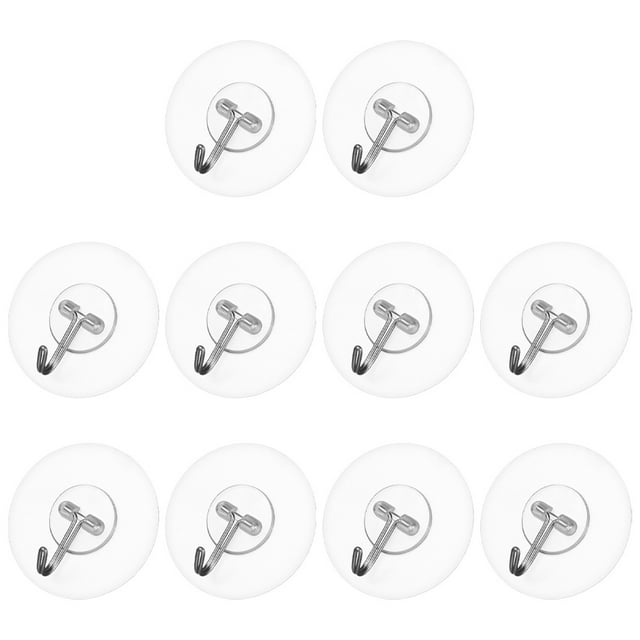 unbranded 10Ud Adhesivos Para Colgar Con Soporte De Pared Decorativos Y De Material Resistente