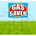 thumbnail image 1 of Gas Saver (18" x 24") Yard Sign, Includes Metal Step Stake, 1 of 6