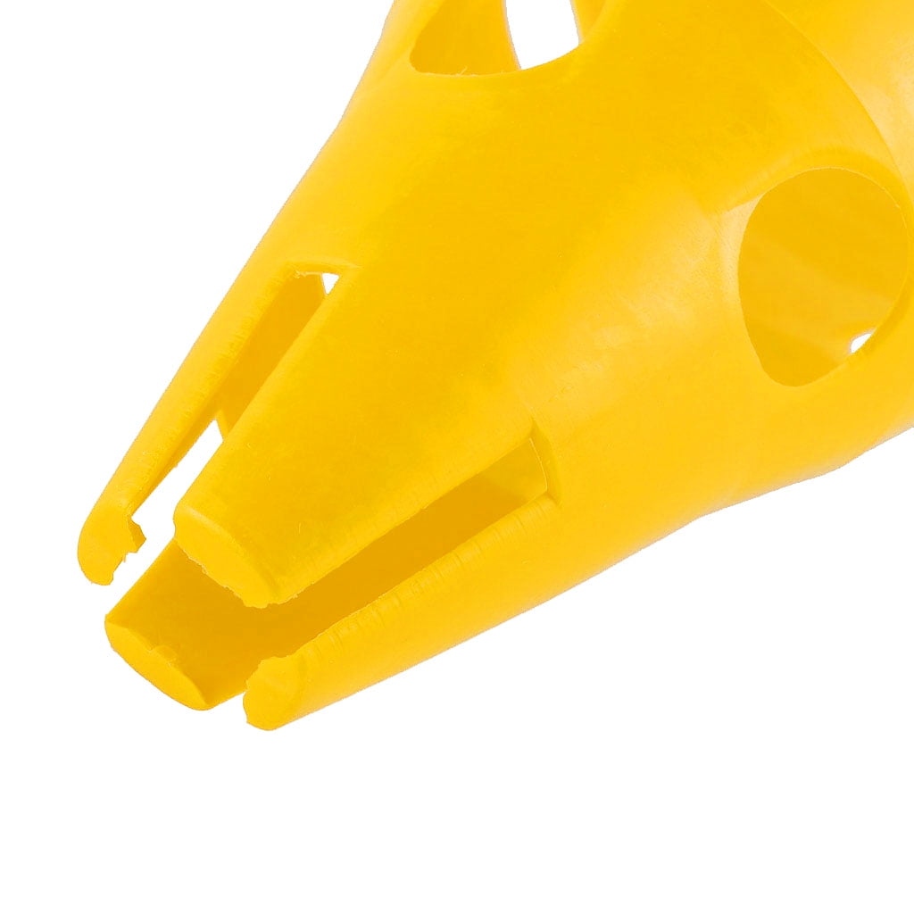Dualoai 5pcs Sport Soccer Football Training Cone Traffic Safety Cones 30cm Yellow