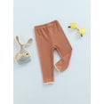 thumbnail image 6 of Kiapeise Toddler Baby Girls Tights Ribbed Knit Leggings Lace Trim Winter Warm Stocking Pants, 6 of 9