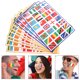 thumbnail image 3 of BRIGHTFUFU 10 hojas de la bandera del mundo pegatinas autoadhesivas bandera pegatinas world part pegatinas de cara (estilo aleatorio), 3 of 8