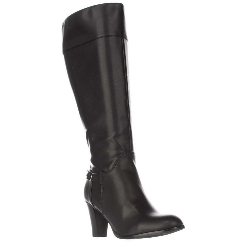 GB35 - Womens GB35 Boelyn Wide Calf Knee High Dress Boots, Black ...