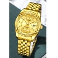thumbnail image 3 of LAATIKUI Reloj de Cuarzo para Hombre Impermeable Casual de Negocios Luminoso para Regalo, 3 of 6