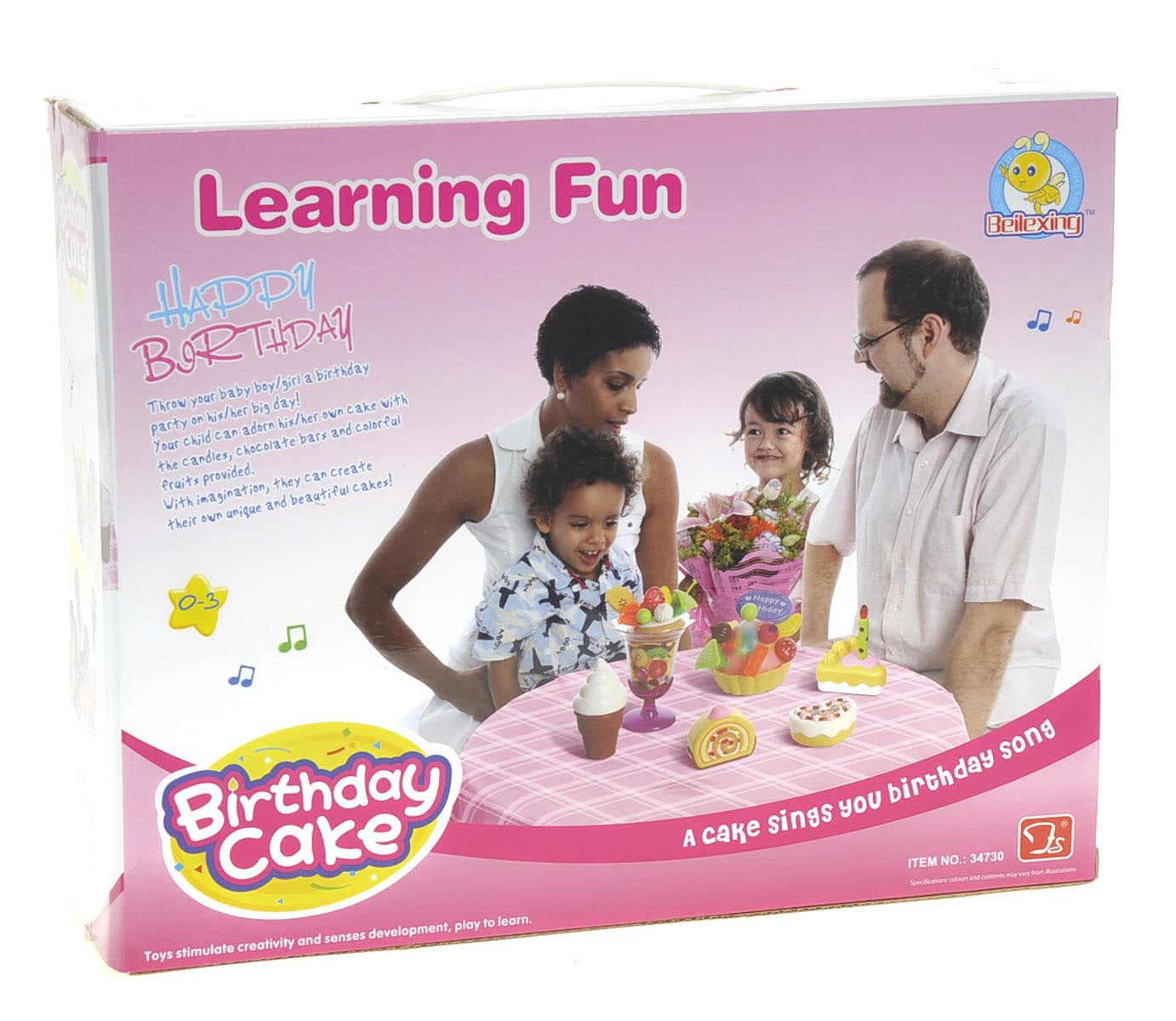 PlayWorld Sweet Treats Play Food Set With Cupcake, Cakes, Ice Cream & Sundae