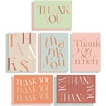 thumbnail image 1 of S&O Boho Thank You Cards with Envelopes, Blank Decor Sheets for Handwritten Messages, Set of 24 Greeting notes and covers, Assorted Thank You Cards with Stylish Color Envelopes to Mix & Match, 1 of 7