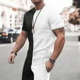 thumbnail image 4 of Akiihool Short Sets Men 2 Piece Outfits Men's Casual Tracksuit Summer Workout Set (White,XXL), 4 of 5