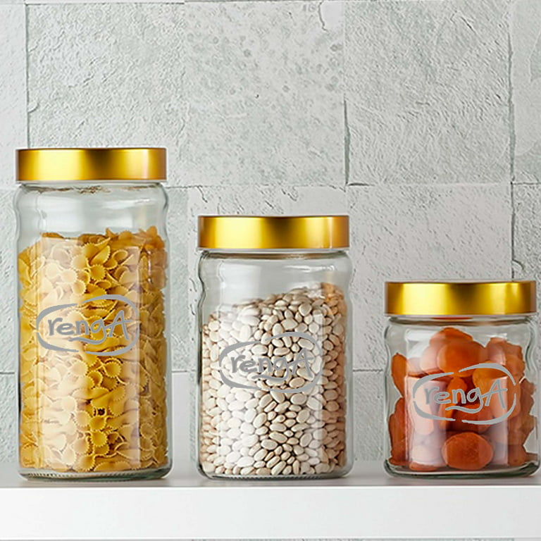 Multi-Purpose Large Mason Jar with Metal Lid for Pickles, Spices, Mason  Jars Wide Mouth with Airtight Lids for Canning, Fermenting 