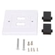 thumbnail image 1 of Acoplador de extensión de interfaz multimedia HD salida de placa de pared de video blanca de 34 x 34 pulgadas para cine en casa, 1 of 8