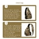 thumbnail image 5 of Eigraketly Bolsa de hombro en el pecho Bolsillo para botellas Bolsas de sujeción Bolsas de deportivas Mochilas de mochilero Camuflaje Marrón Eigraketly OD022866-04, 5 of 6