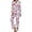 Style-5, variant on Top-kevin Pajama Sets for Womens Purple White Checker Loose Button Down Long Sleeve Shirts And Pants Set
