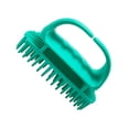 thumbnail image 3 of Cateissary Cepillo de pelo cepillo de de silicona cepillo portátil para el cuero cabelludo con Mango antideslizante Juegos de accesorios de baño Azul, 3 of 6