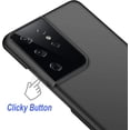 thumbnail image 4 of Case for Samsung Galaxy S21 Ultra Phone Case Protective Slim [Defend from Scratch/Slip/Drop/Fingerprint] Matte PC Hard Minimalistic Phone Cover for Samsung Galaxy S21 Ultra-Black, 4 of 6