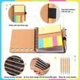 thumbnail image 3 of Set de cuadernos Chuangdi 50 Spiral Kraft de 10 x 14 cm con bolígrafo, 3 of 6
