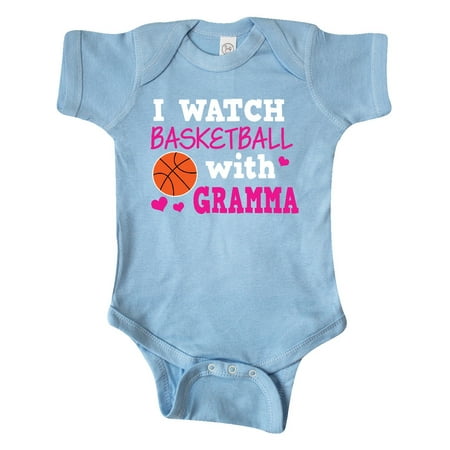 

Inktastic I Watch Basketball with Gramma Gift Baby Girl Bodysuit
