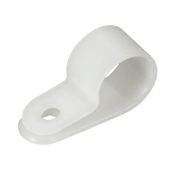 30Pcs Nylon R-type Cable Clamp Organizer Cord Clips for Wire Management 15.8mm