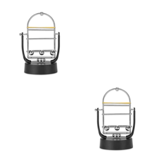 bedienty Smartphones Wiggle Device USB Interface Swing Pedometer Holder Accessories Silver 2Set
