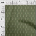 thumbnail image 2 of oneOone Rayon Dark Green Fabric Asian Floral Block Craft Projects Decor Fabric Printed By The Yard 56 Inch Wide, 2 of 5