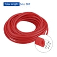 thumbnail image 2 of Tubo de cordón de goma Uxcell para hacer collares y pulseras de cuentas, rojo, 2 of 5