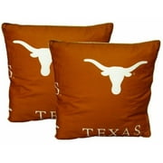 College Covers TEXDPPR Texas 16 x 16 Decorative Pillow Set