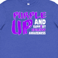 thumbnail image 4 of Inktastic Purple Up Epilepsy Youth T-Shirt, 4 of 5