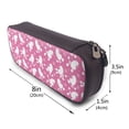 thumbnail image 3 of Picia Cute Poodle Dog Pattern Large Capacity PU Leather Pencil Case Organizer Pen Marker Holder Double Zipper Storage Bag Big Pencil Pouch for College Office, 3 of 6