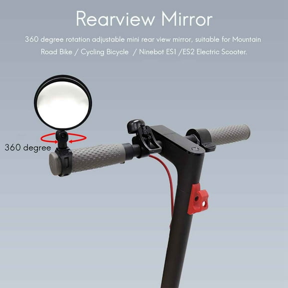 Scooter Rearview Mirror for M365 M365 Pro for ES1 ES2 Qicycle EF1 Bike Back Mirror