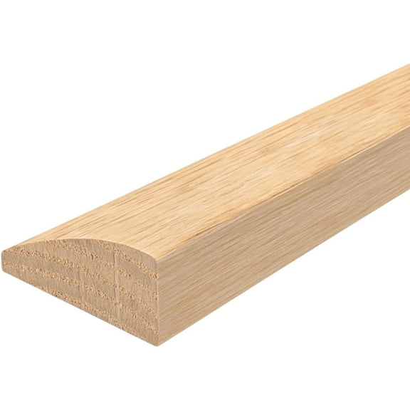 36" Long Red Oak Butt Edging/Reducer (3/4" Thick)