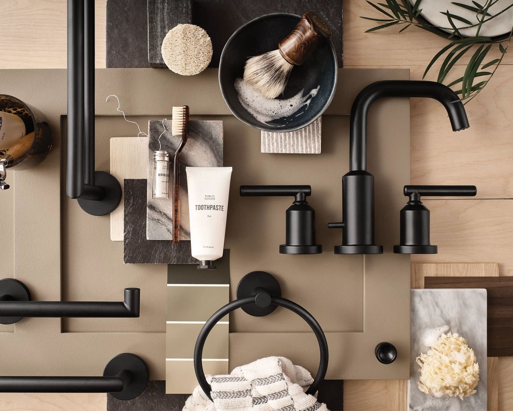 Moen Y5709BL Arlys Wall Mounted Euro Toilet Paper Holder - Black
